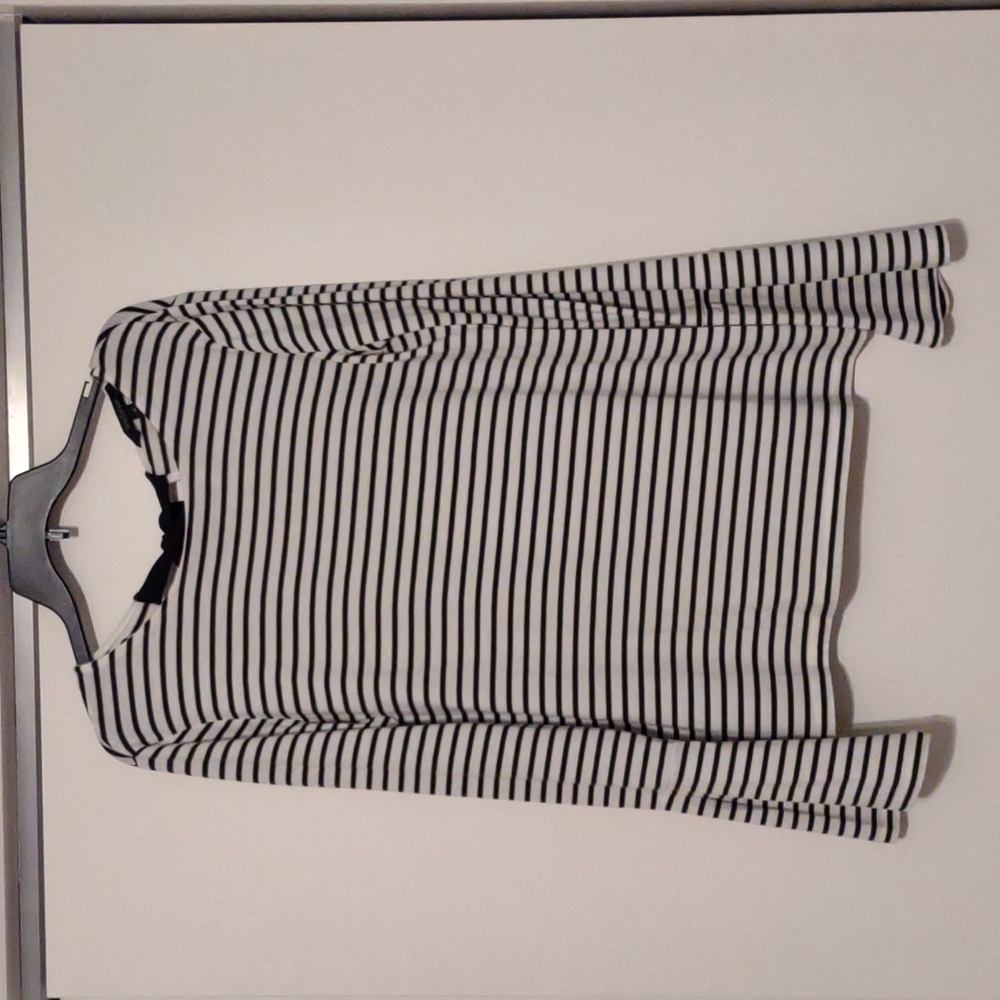 Long Tall Sally striped long sleeve, sz M tall